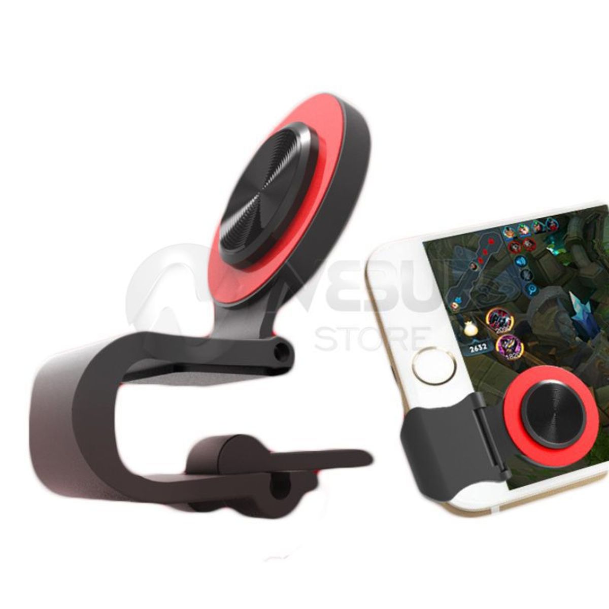 GENERICO - Joystick Gamer A9 Rojo Para Celular