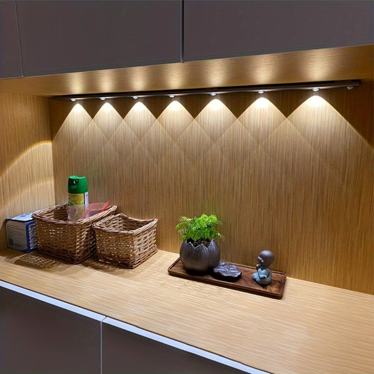 VATYERTY - Recargable LED cuerpo movimiento sensor Luz 40cm