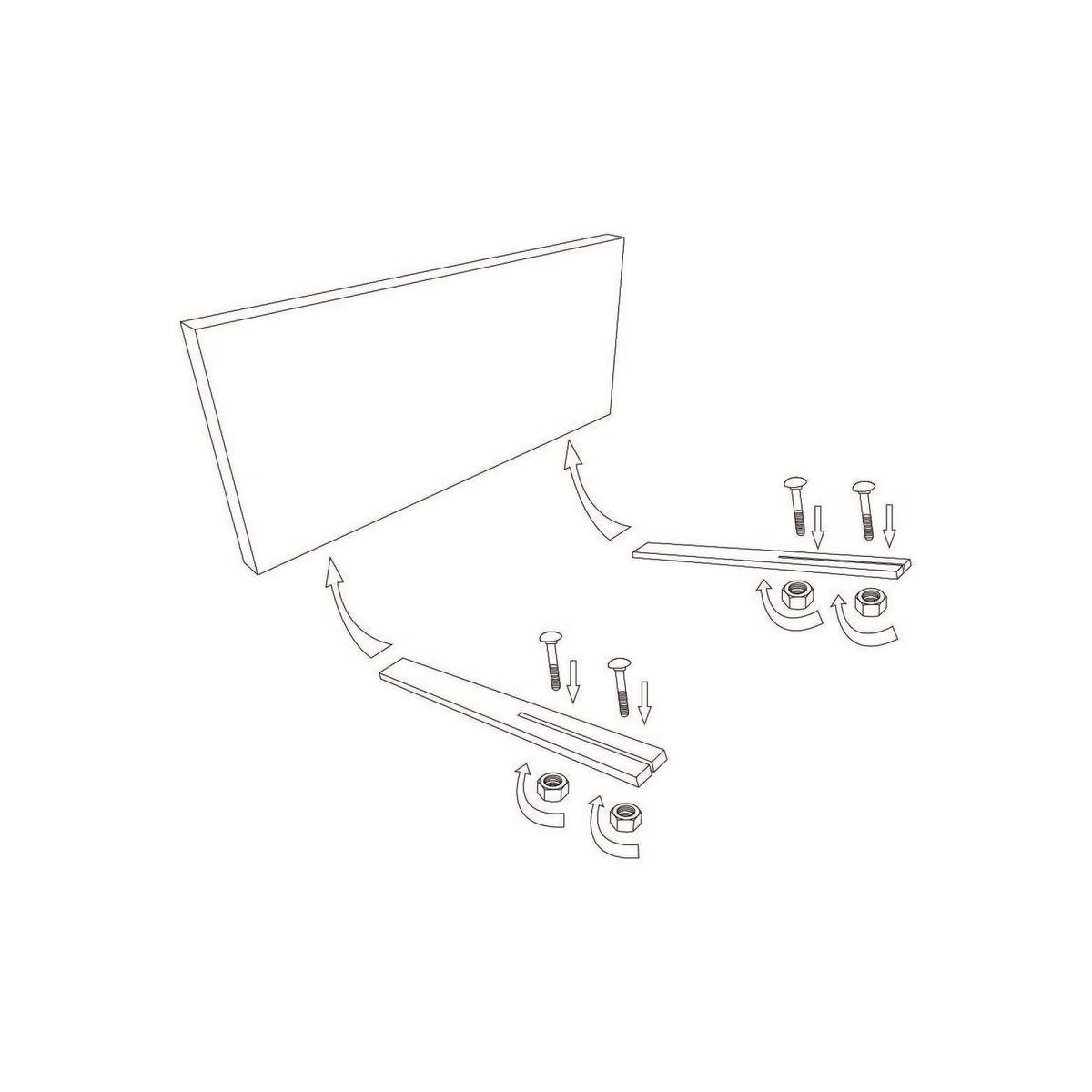 BARAKA HOME - Cabecera Pata ajustable Maltes 1.5 plz- Negro