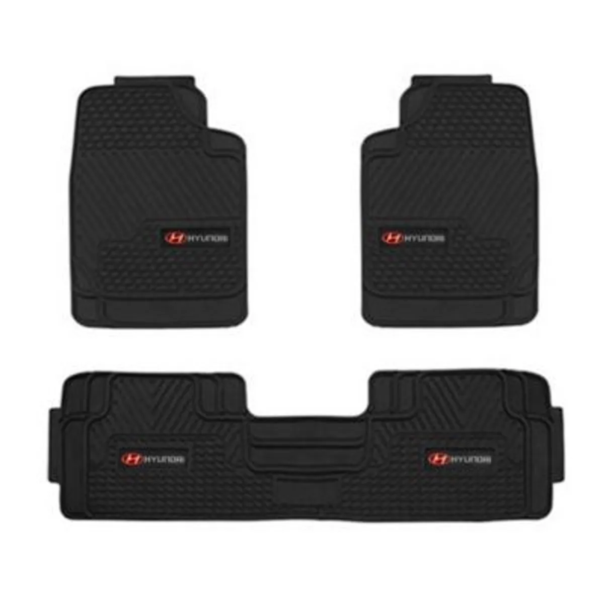 GENERICO - piso jebe protector de alfombra hyundai accent creta elantra