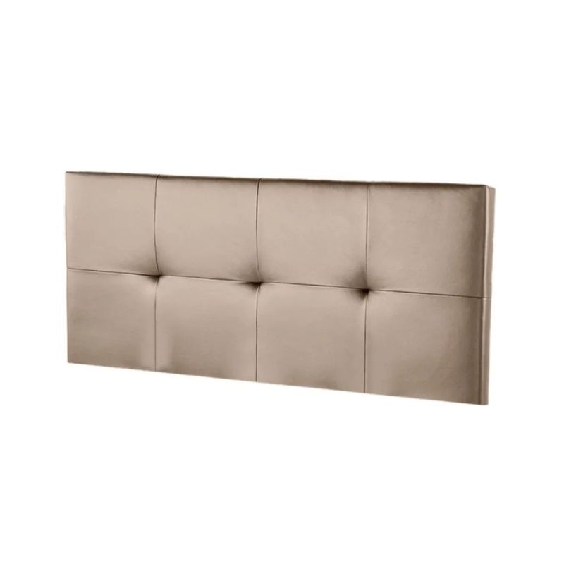 MAVISAC - Cabecera Polipiel Creta Mavisac Plaza Queen Color Beige - Tela