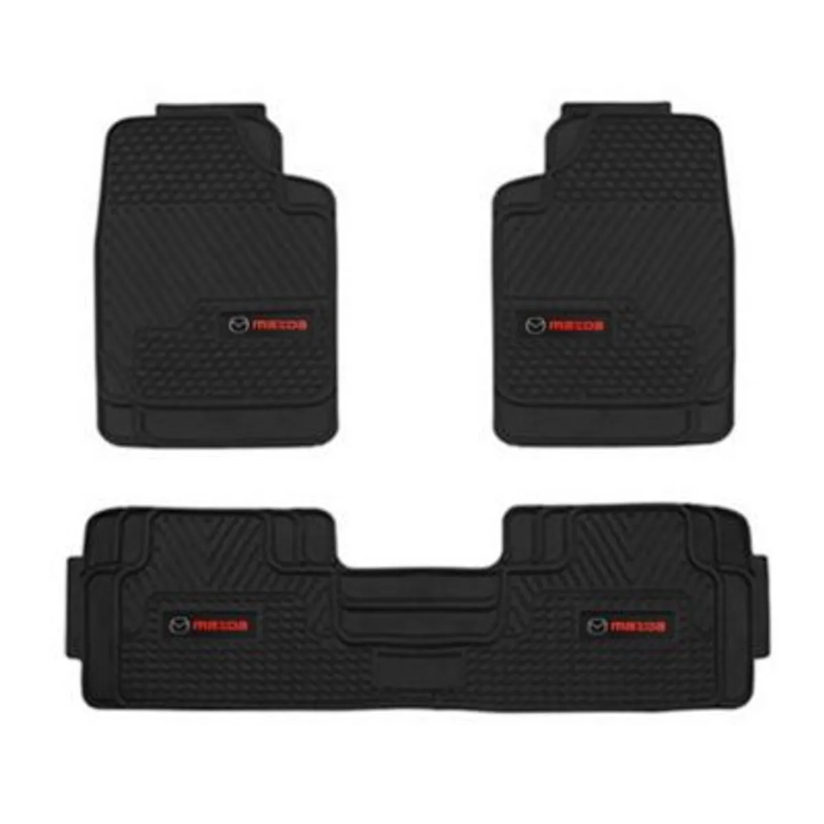 GENERICO - piso jebe protector de alfombra mazda 2 3 6 demio familia