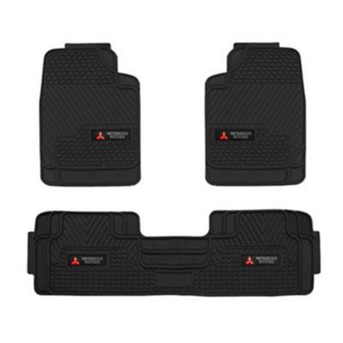 GENERICO - piso jebe protector de alfombra mitsubishi asx l200 xpander