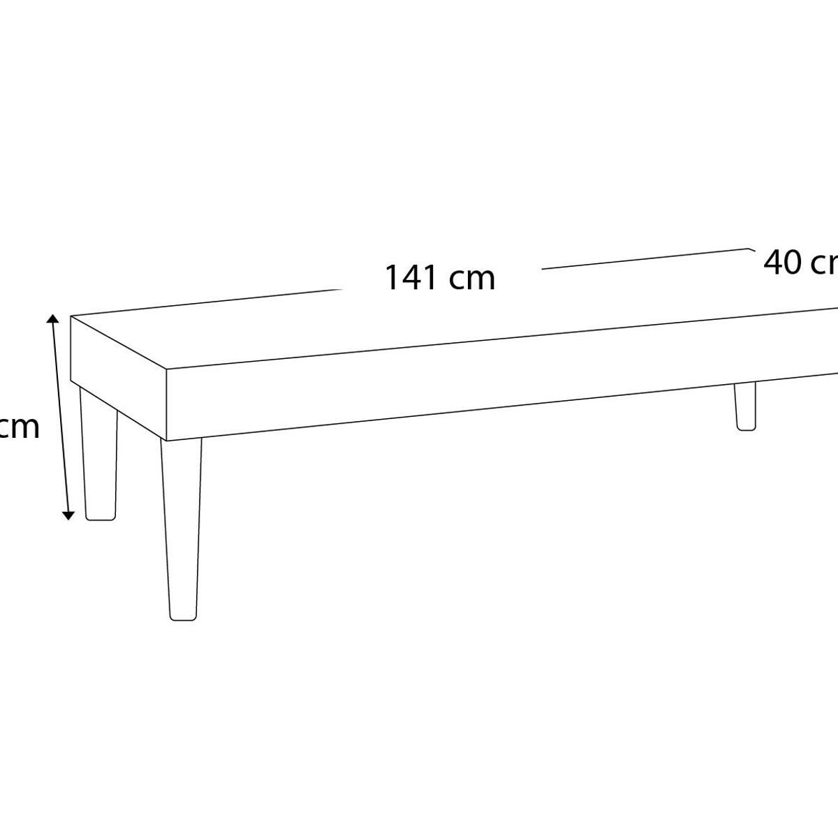 BARAKA HOME - Banqueta Yaja 2 plz - Ivory