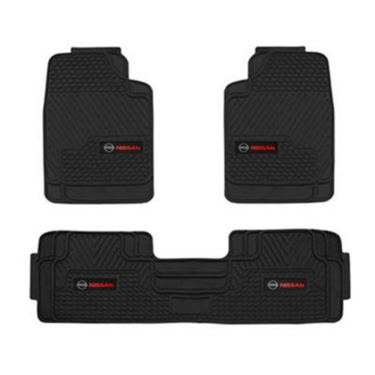 GENERICO - piso jebe protector de alfombra nissan tiida versa xtrail