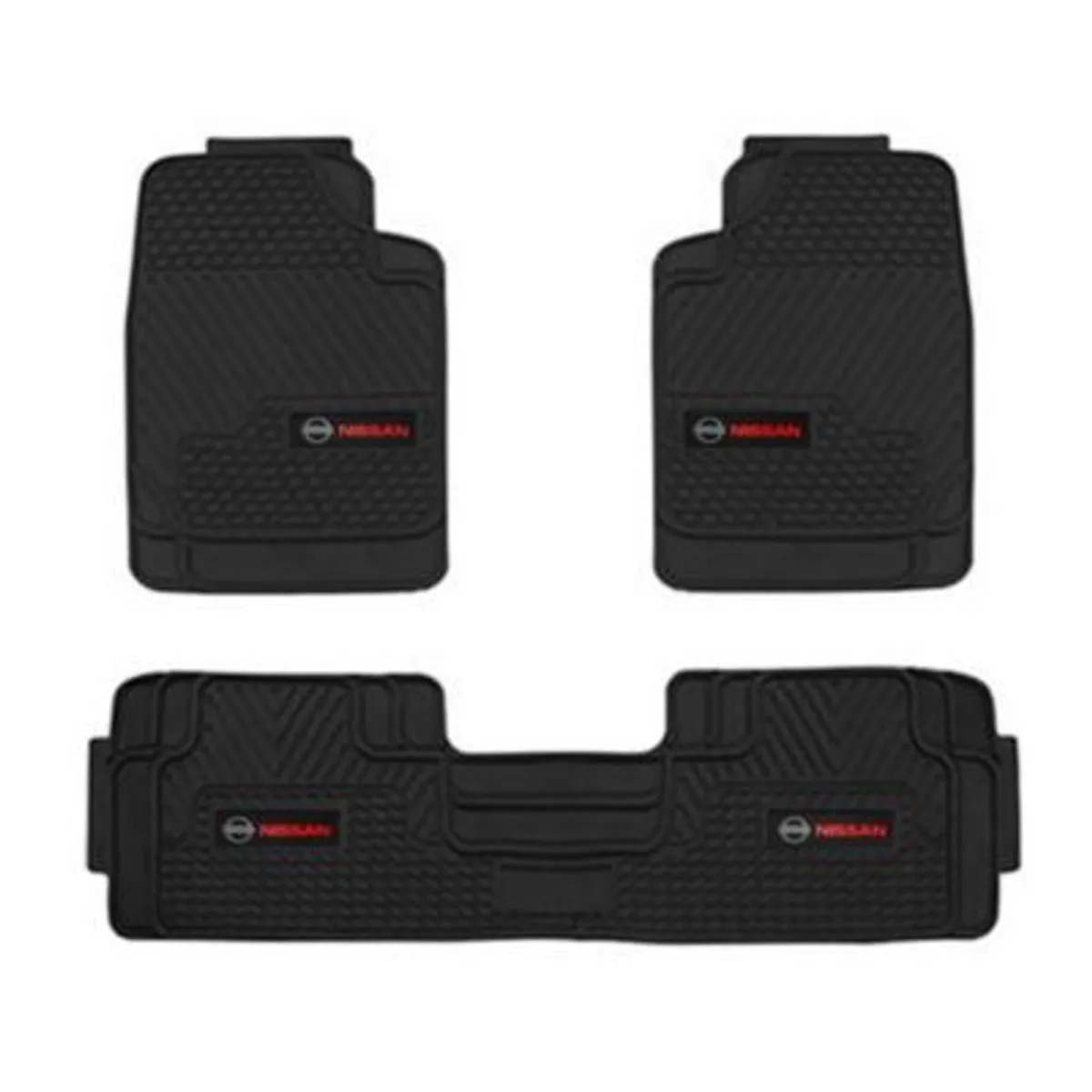 GENERICO - piso jebe protector de alfombra nissan tiida versa xtrail