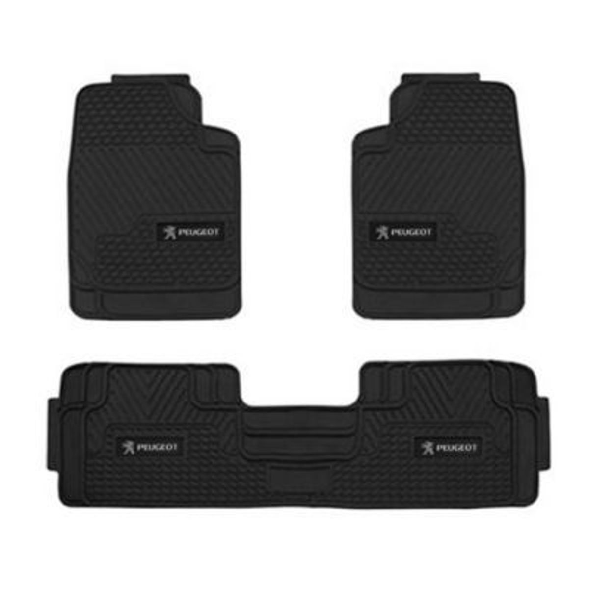 GENERICO - piso jebe protector de alfombra peugeot 3008 208 308