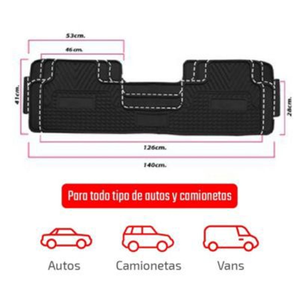 GENERICO - piso protector alfombra toyota agya auris avanza corolla