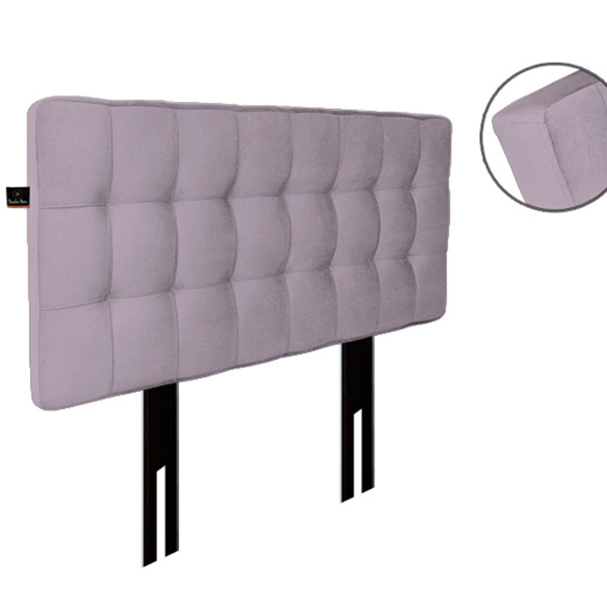 BARAKA HOME - Cabecera Pata ajustable Maltes 1.5 plz - Lila