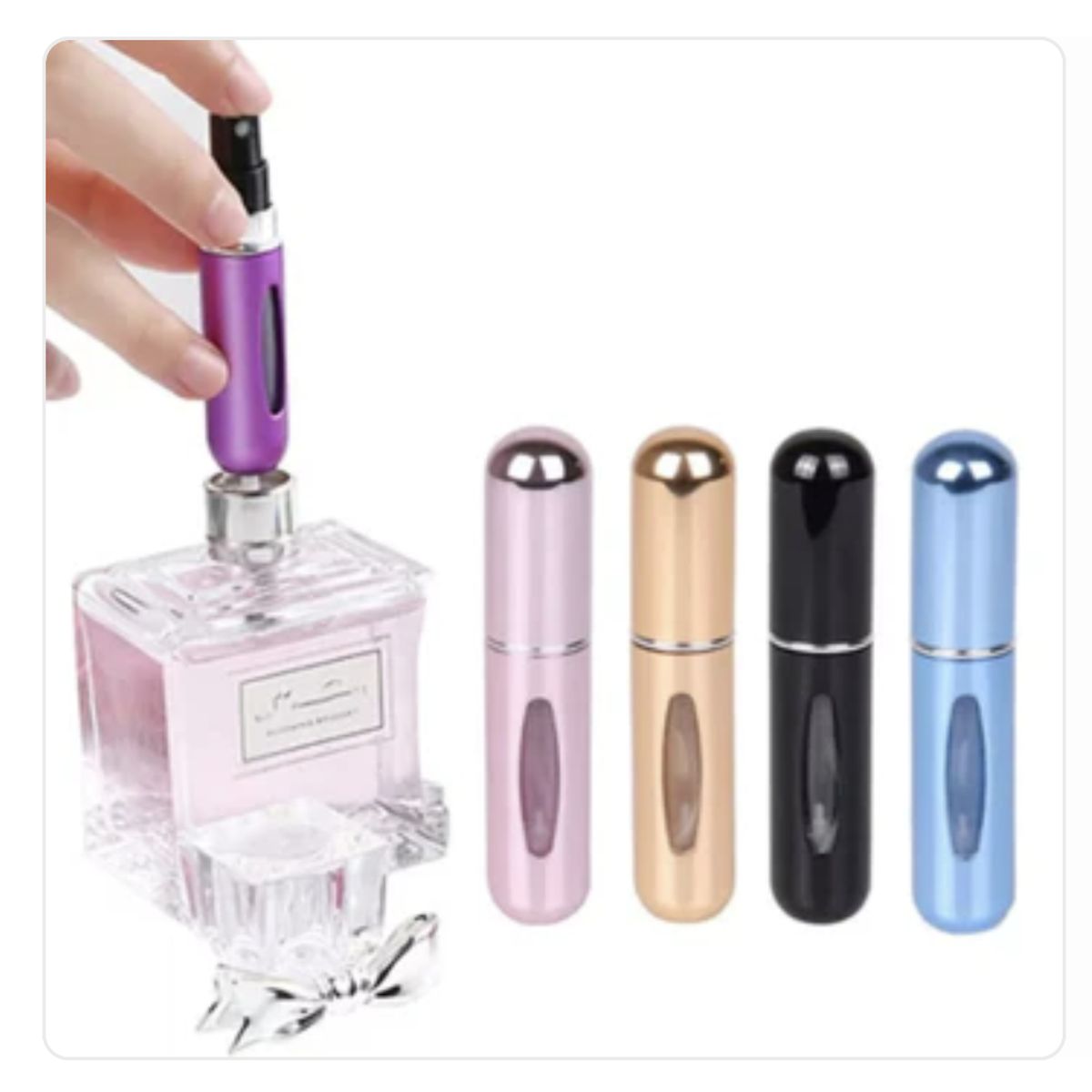 AURELA - Atomizador Recargable de Viaje de Perfume 8ml