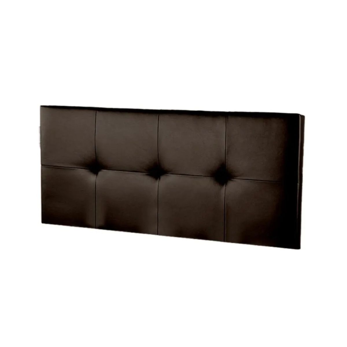 MAVISAC - Cabecera Polipiel Creta Mavisac Dos Plazas Color Chocolate - Tela