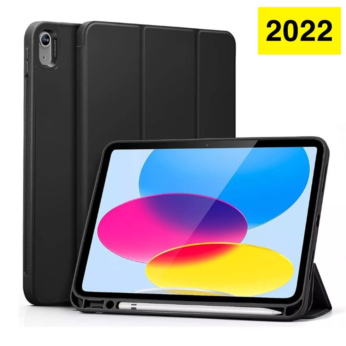 GENERICO - Funda Smart Case Para iPad 10ma Gen 10.9  Folio (2022)