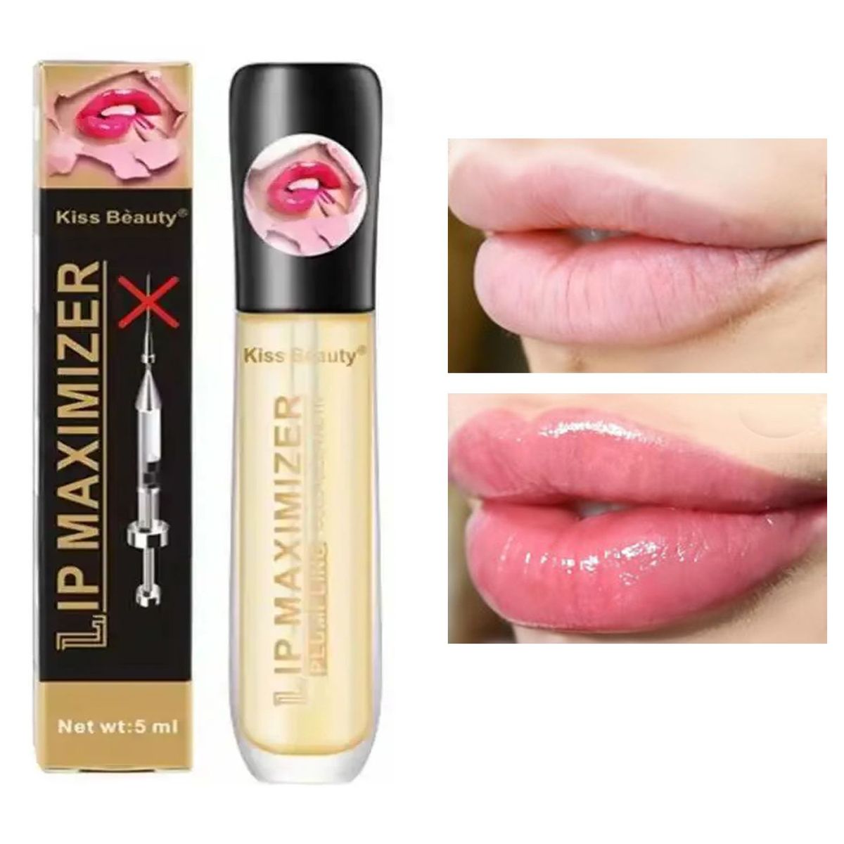 GENERICO - Volumizador Labial Potenciador con colágeno de larga duración 2 und