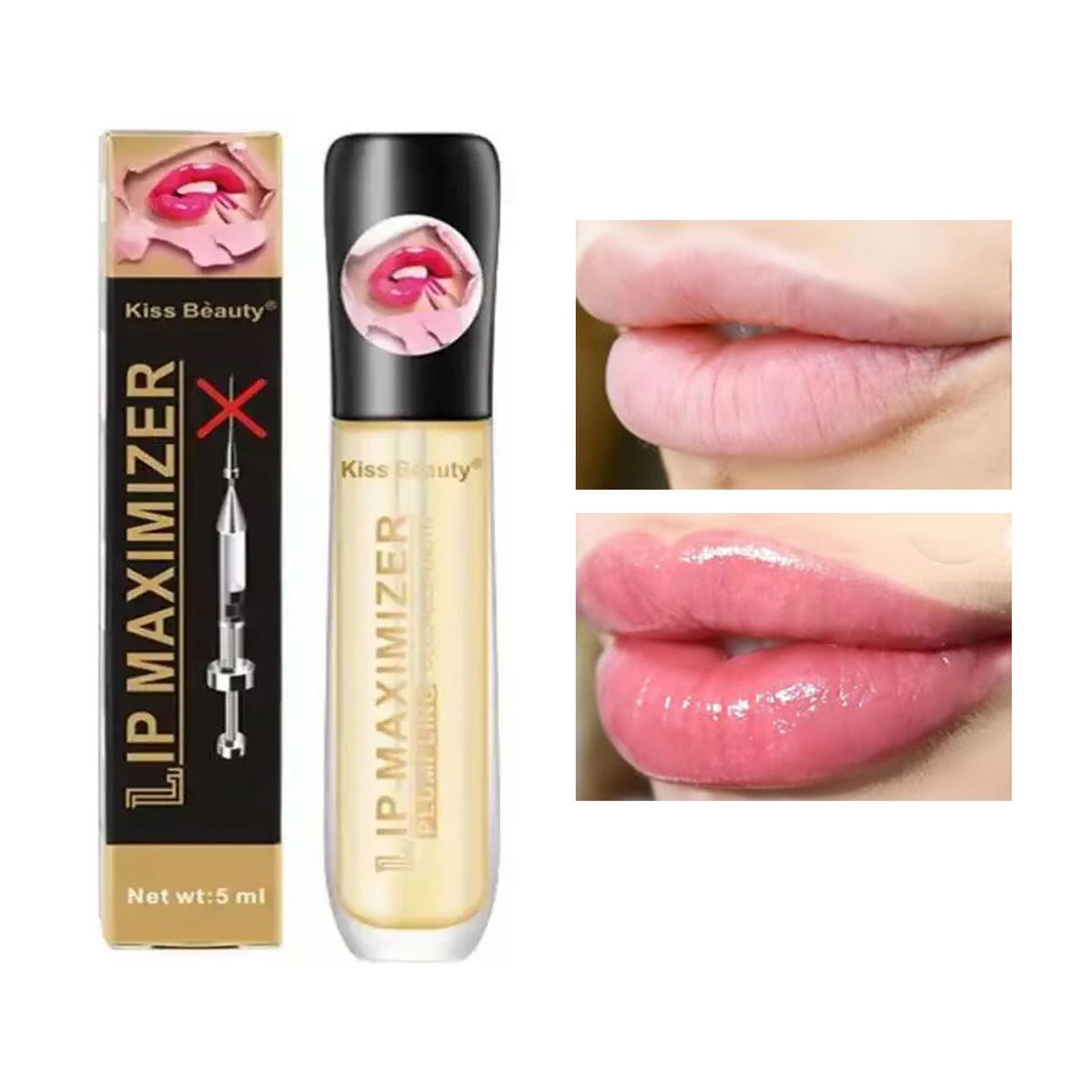 GENERICO - Volumizador Labial Potenciador con colágeno de larga duración 2 und