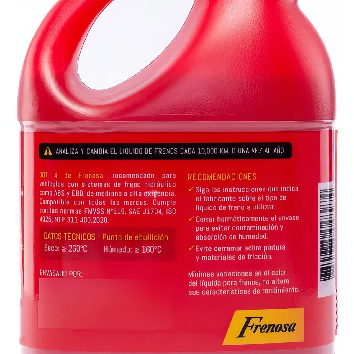 FRENOSA - Liquido de Freno DOT 4 Ebullición ≥160°C 355ml