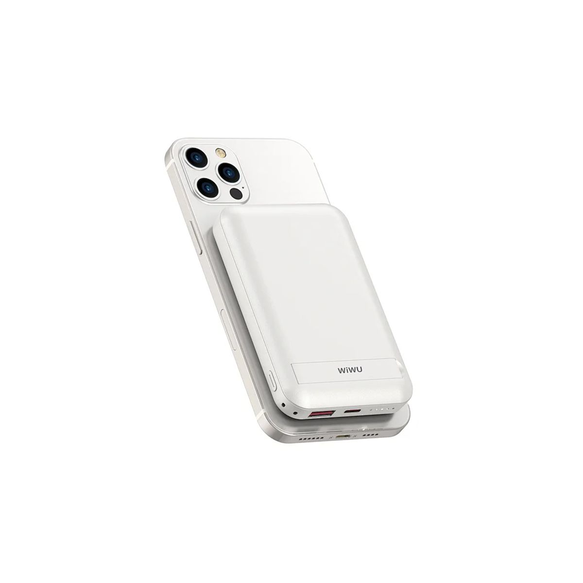 WIWU - POWER BANK MAGNÉTICO 10000mAh BLANCO - WIWU