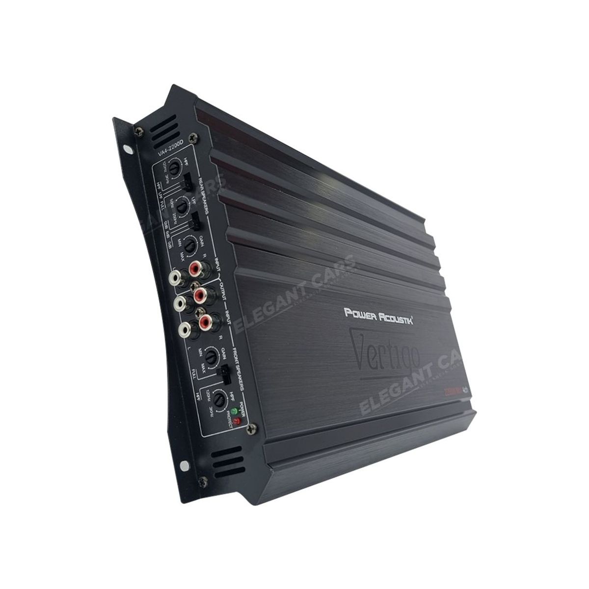 POWER ACOUSTIK - Amplificador Power Acoustik 4 Canales 2200w Clase A/B Serie Vertigo