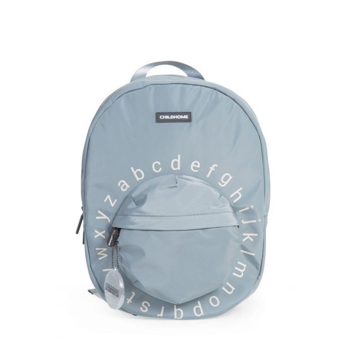CHILDHOME - MOCHILA ESCOLAR INFANTIL ABC GRIS BLANQUECINO CHILDHOME