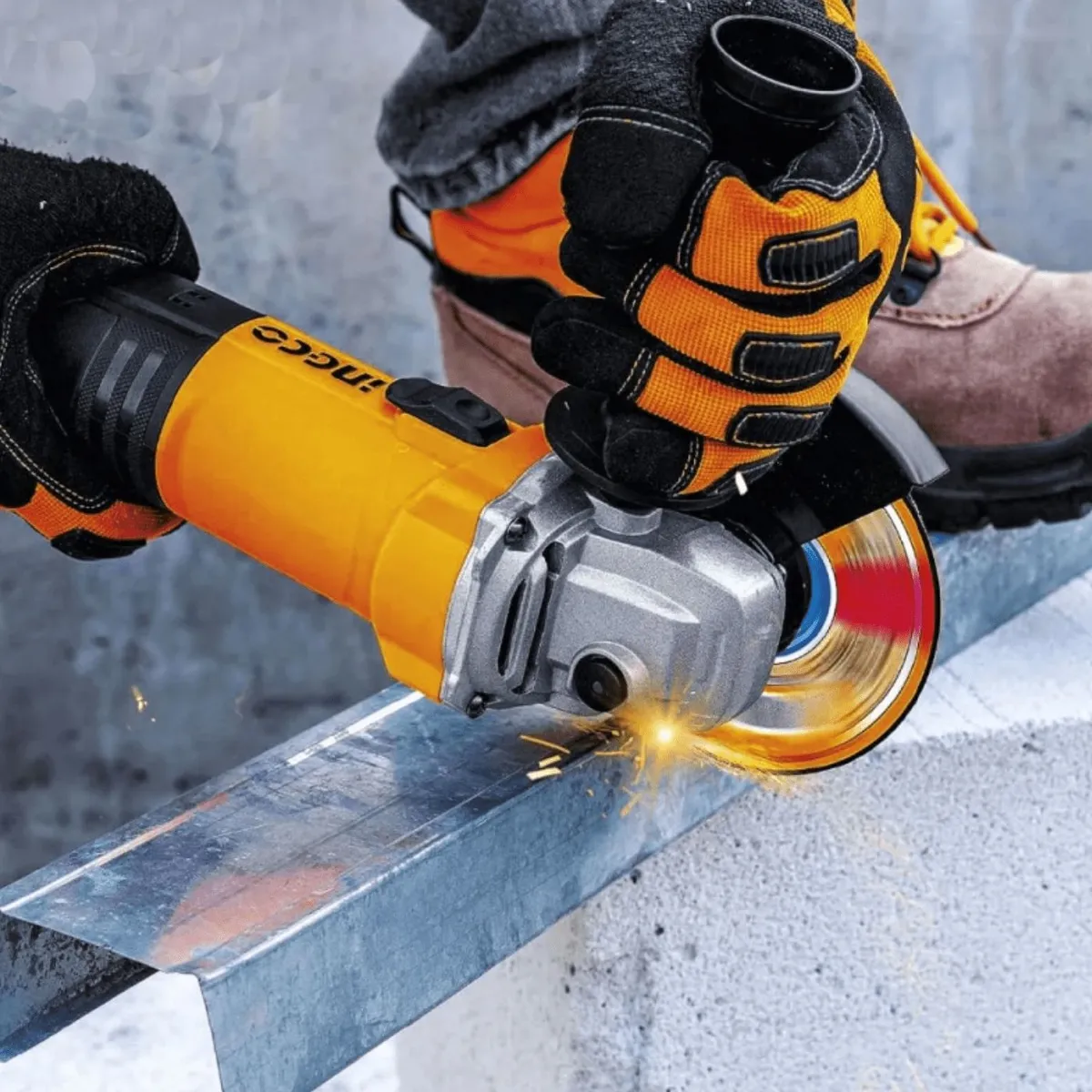 INGCO TOOLS - Amoladora Esmeril Angular 4 1/2 750W Ingco