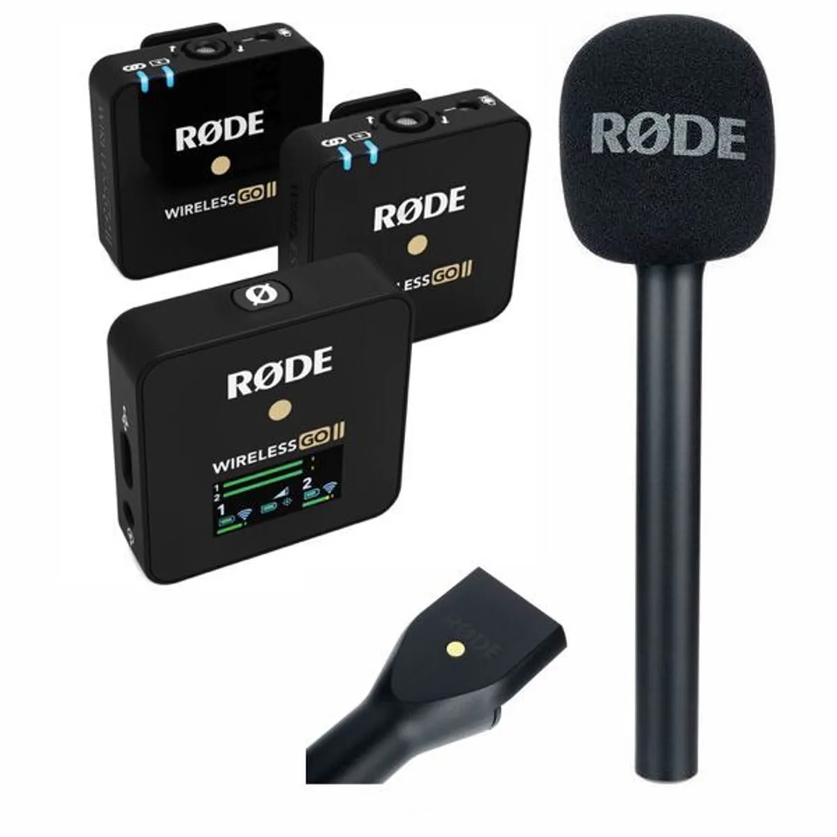 RODE - Rode Wireless Go Ii 2-personas + 1 Rode Interview Go Adaptad