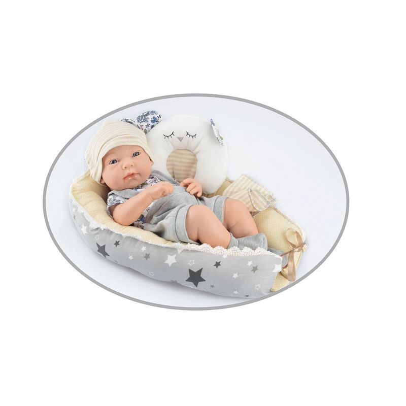 Muñecas Baby So Lovely Bebe Recién Nacido Con Moisés GENERICO