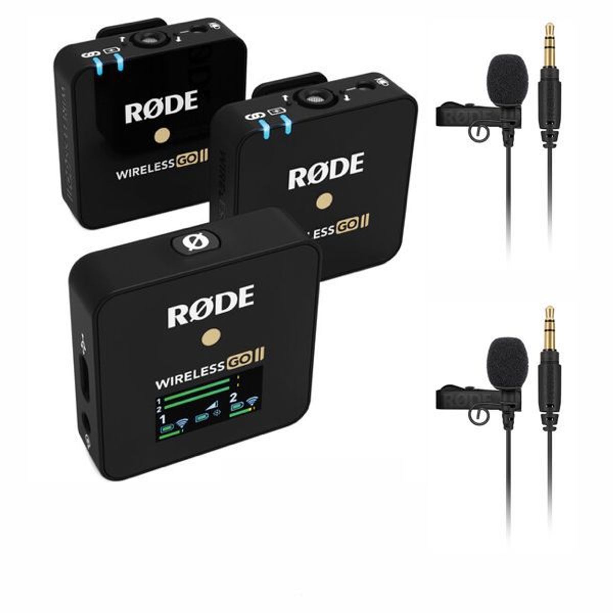 RODE - Rode Wireless Go Ii 2-personas + 2 Rode Lavalier Go