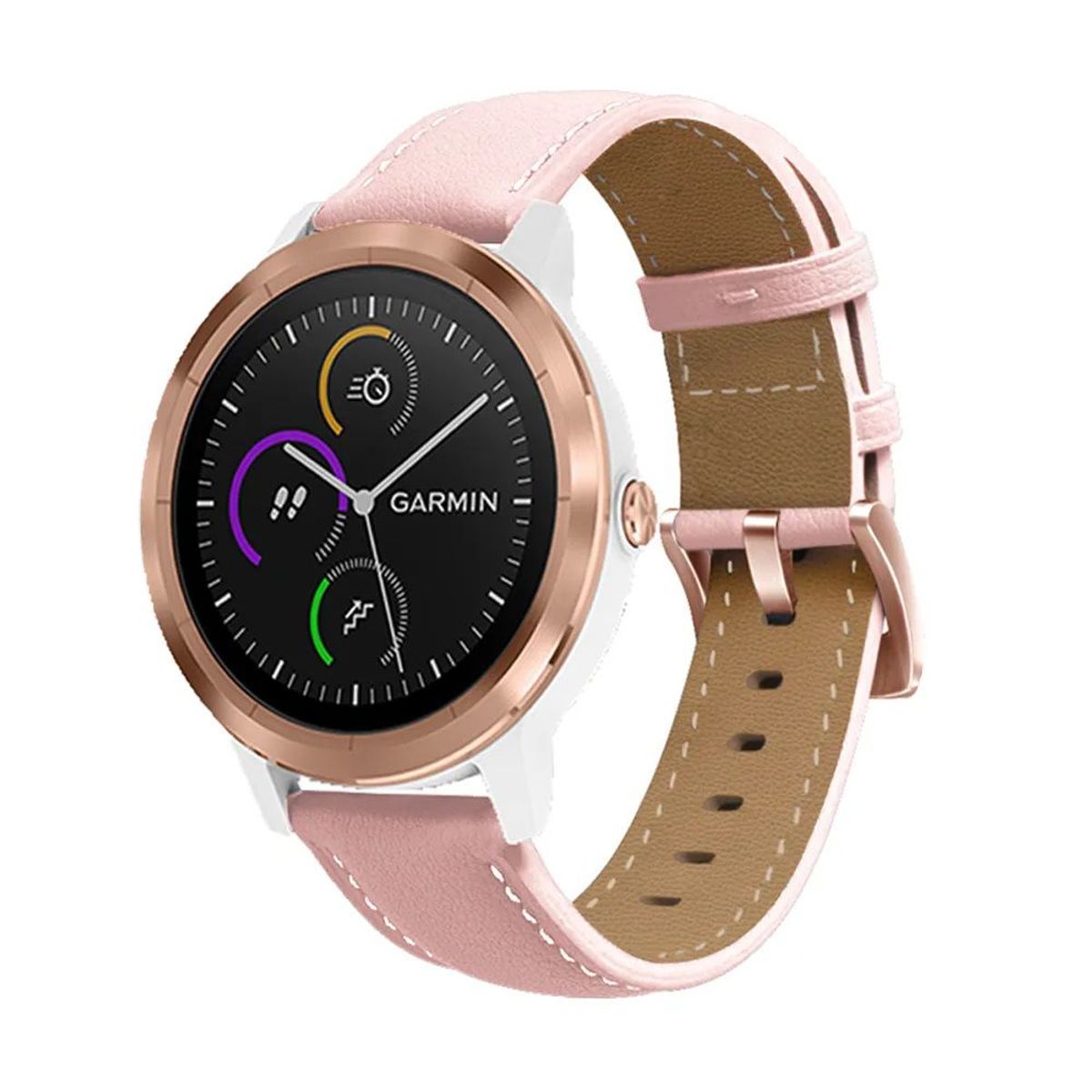 GENERICO - Correa de Cuero Color para HUAWEI GT4 de 41mm - Rosa