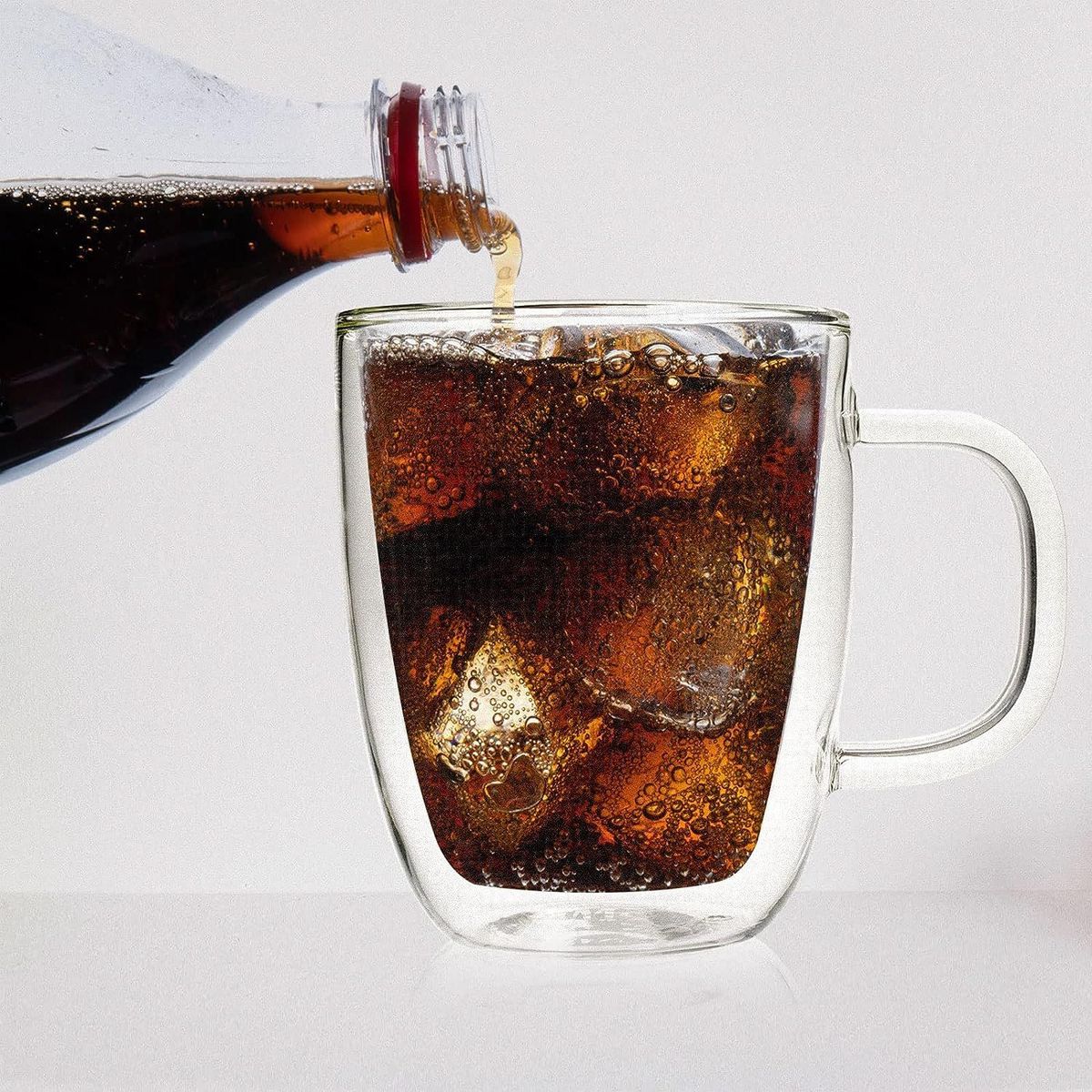 KOTIINI - Set 2 tazas vidrio doble pared Verona 400ml