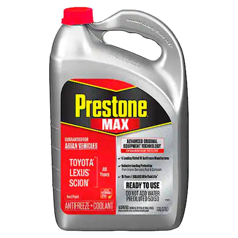 PRESTONE - Refrigerante Anticongelante Asian Cars Prestone Max 50 rojo