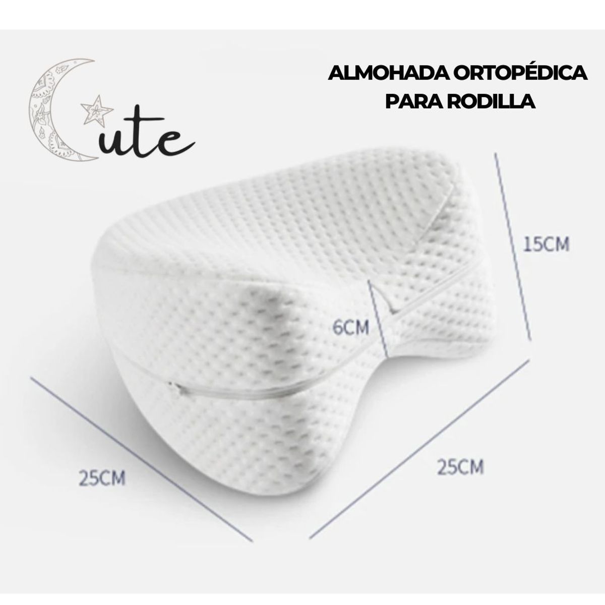 GENERICO - ALMOHADA ERGONÓMICA PARA RODILLA.