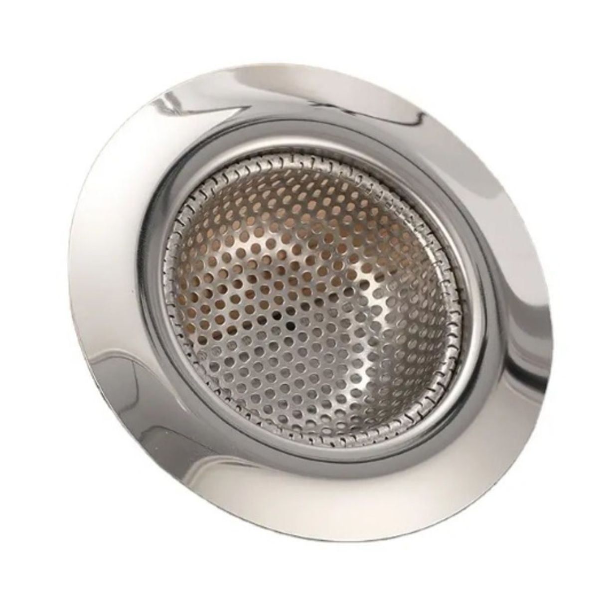 GENERICO - REJILLA  COLADOR  FILTRO PARA LAVADEROS DE ACERO INOXIDABLE