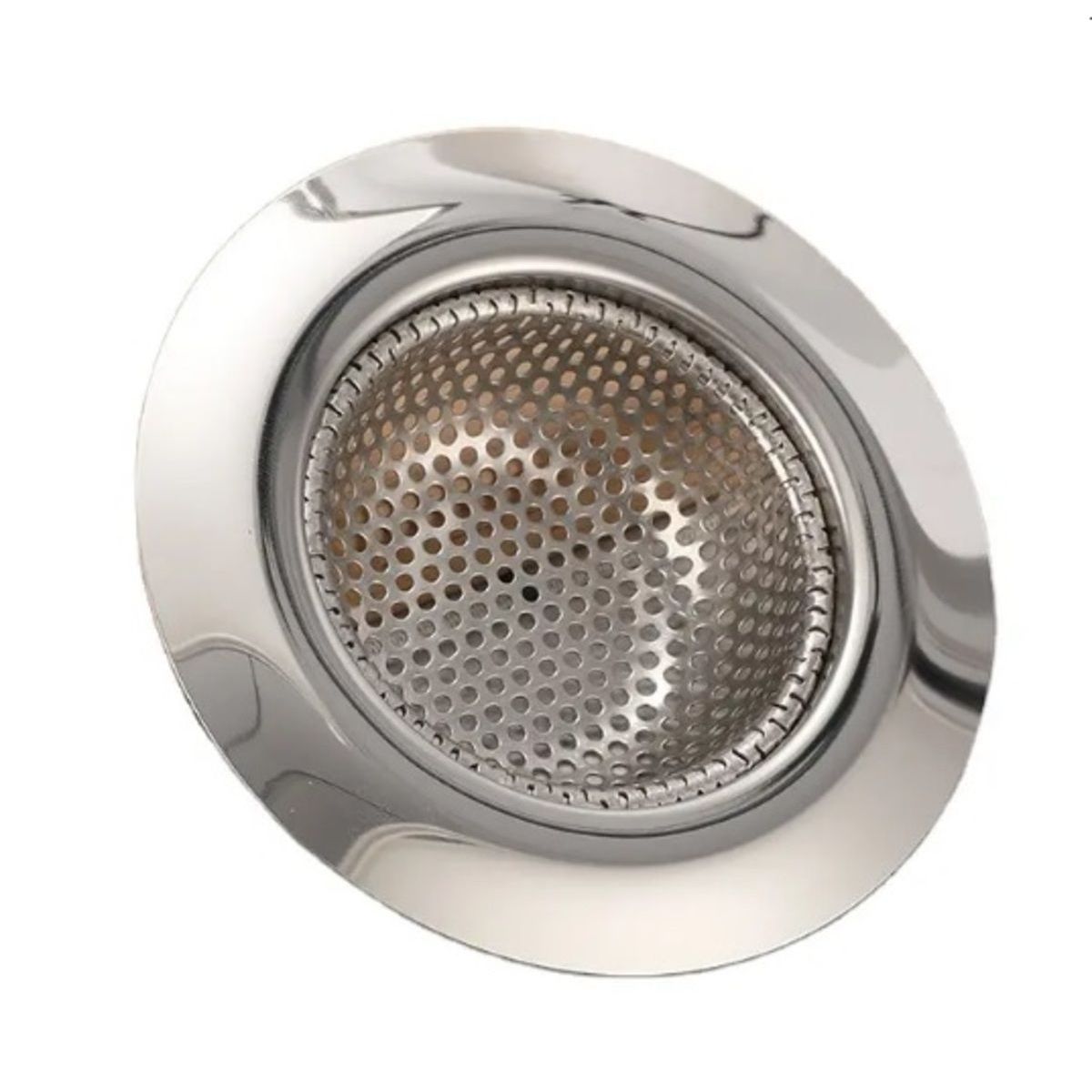 GENERICO - REJILLA  COLADOR  FILTRO PARA LAVADEROS DE ACERO INOXIDABLE