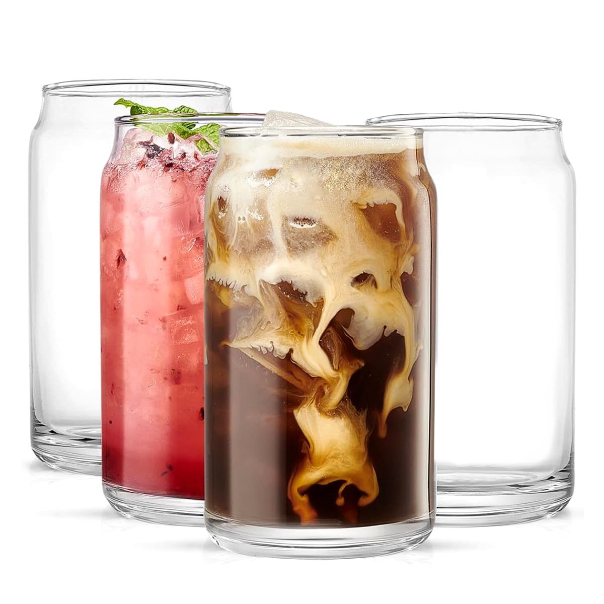 LIBBEY - Vasos en Forma de Lata (Juego de 4 Piezas) 473 ml. / 16 oz.