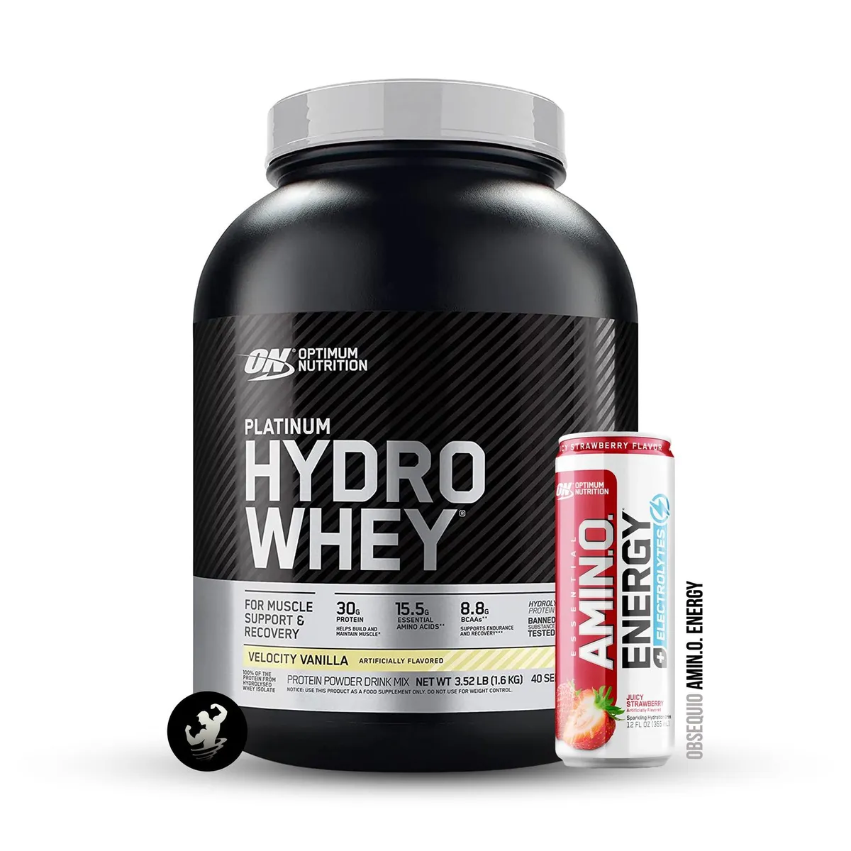 OPTIMUN NUTRITION - Proteína Platinum Hydrowhey 3.52 Lb - Velocity Vanilla