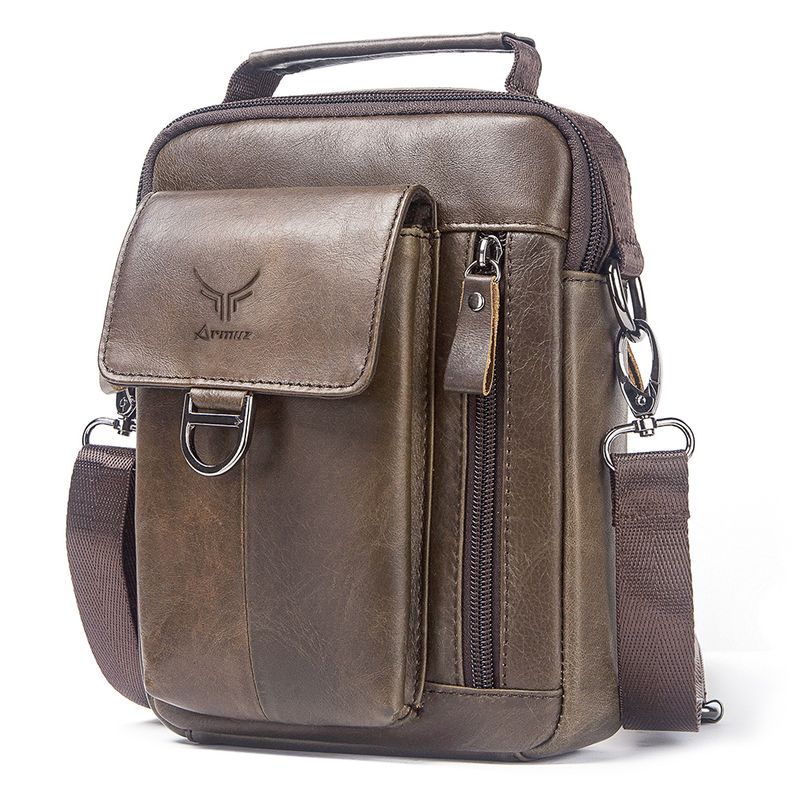 ARMUZ - Morral de Cuero Vacuno MH561 Mujer