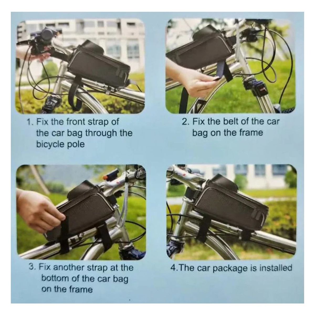 SEISA - Estuche Porta Celular para Teléfono en Bicicleta Impermeable