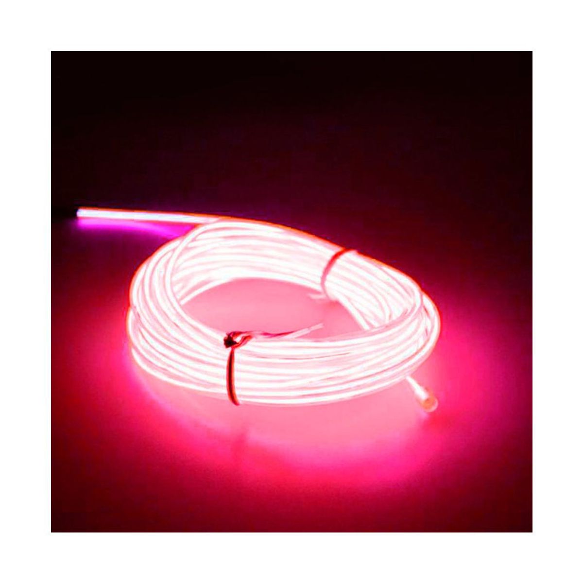 GENERICO - Tira Led Interior Del Auto Camioneta Rosado Tablero 5mts