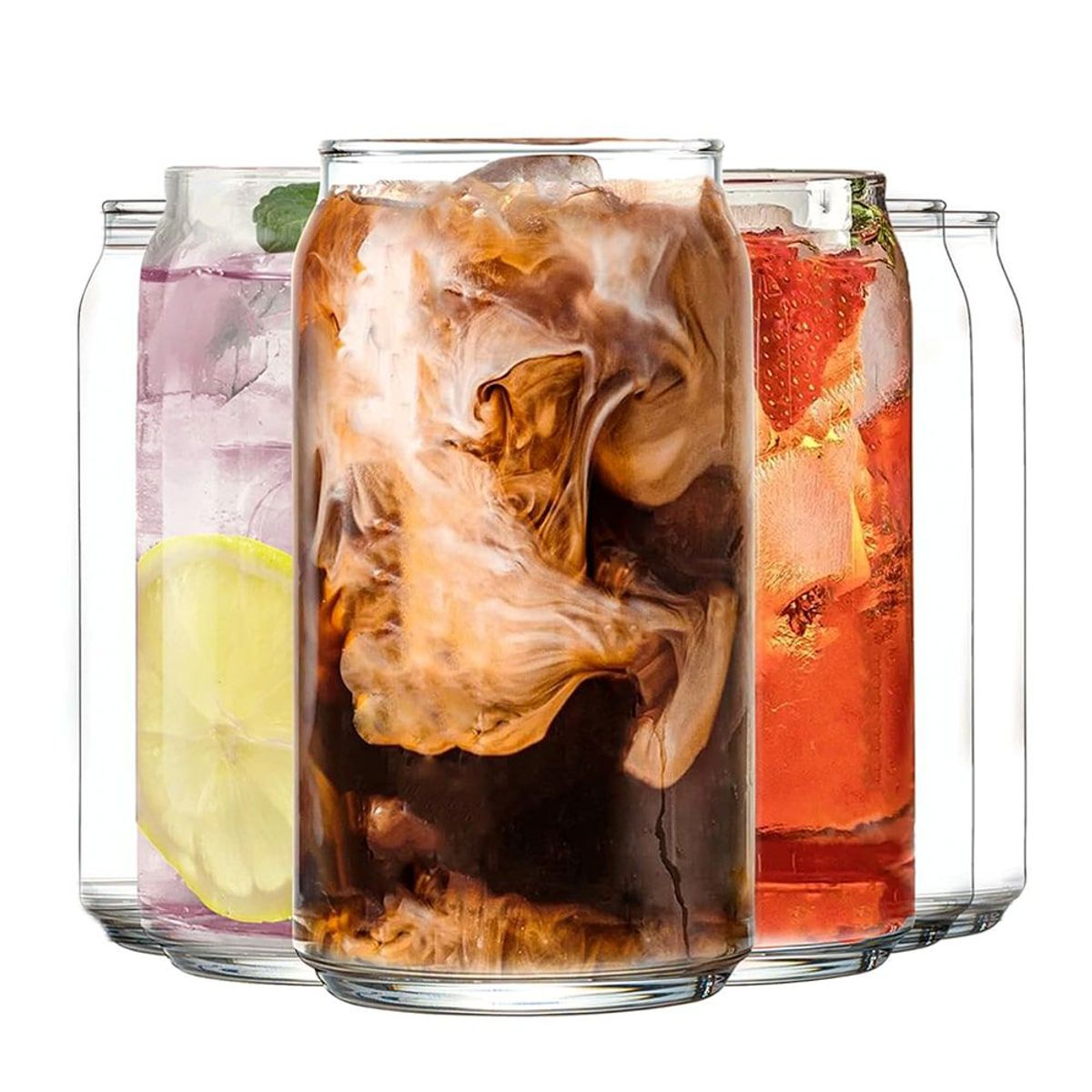 LIBBEY - Vasos en Forma de Lata (Juego de 6 Piezas) 473 ml. / 16 oz.