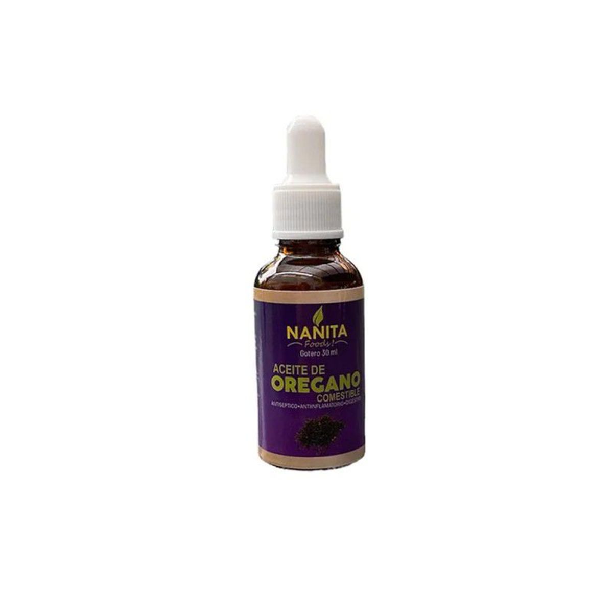 GENERICO - Aceite de Oregano comestible - Nanita x 30 ml