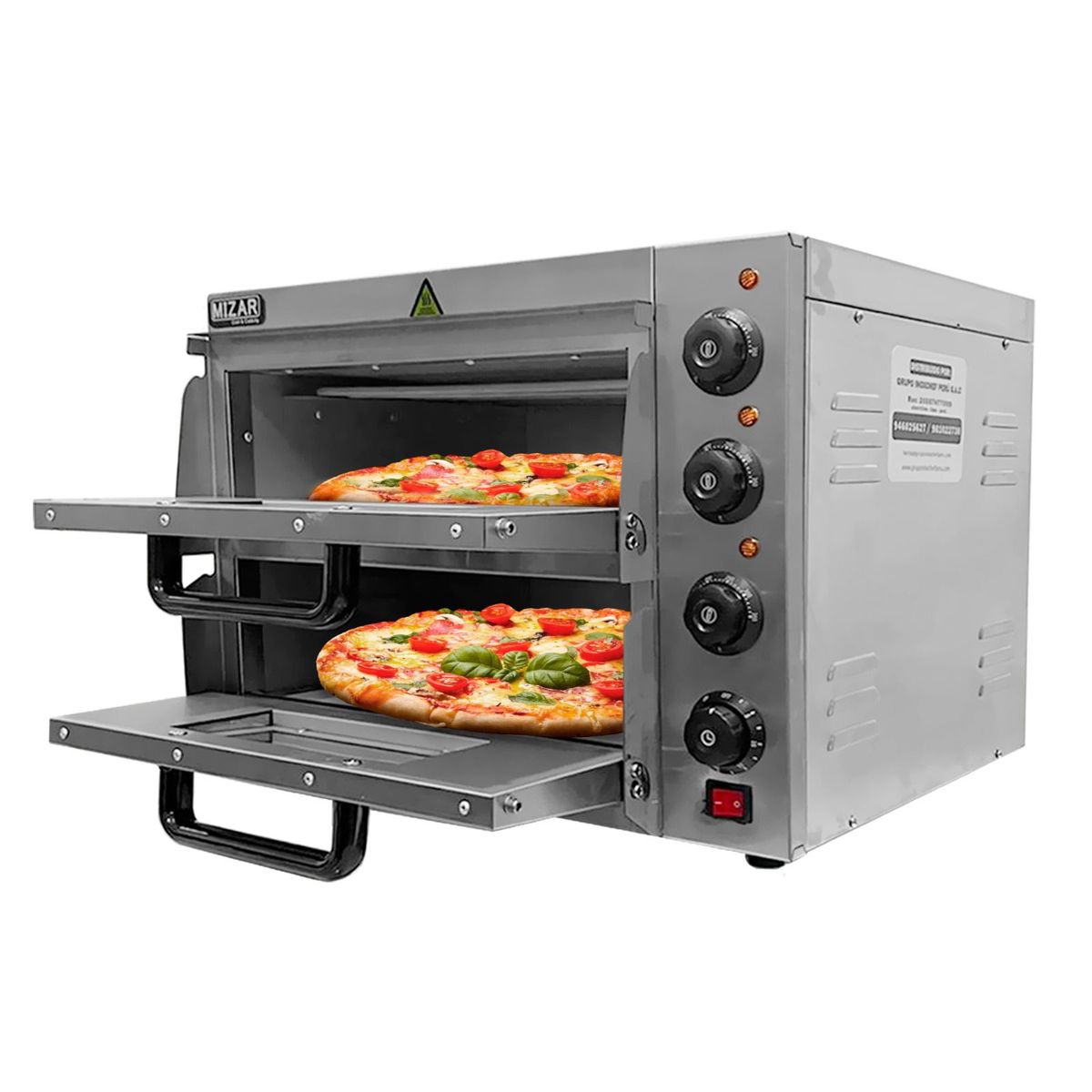 MIZAR COLD & COOKING - Horno Eléctrico de Pizza