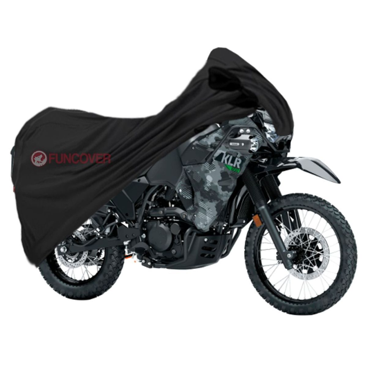 FUNCOVER - Funda Para Moto KAWASAKI KLR 60 ADVENTURE Cobertor Impermeable Filtro Uv