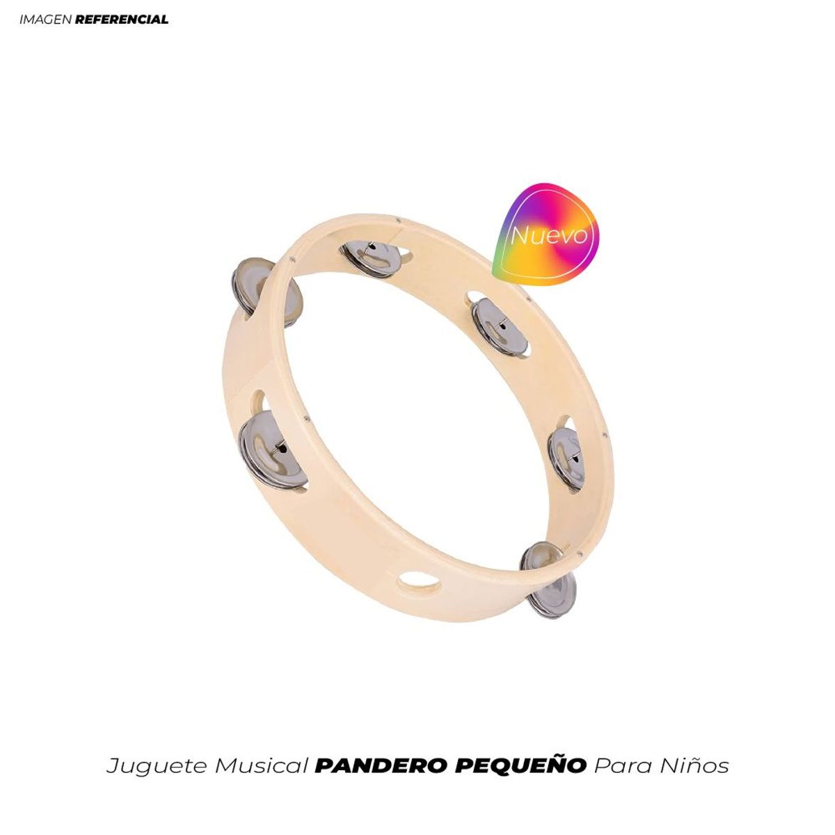 GENERICO - Juguete Musical Pandero Chico Para Niños