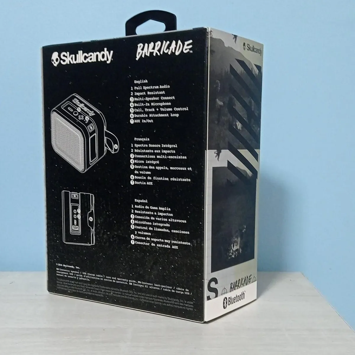 SKULLCANDY - Parlante Bluetooth Skullcandy BARRICADE Premium Portátil