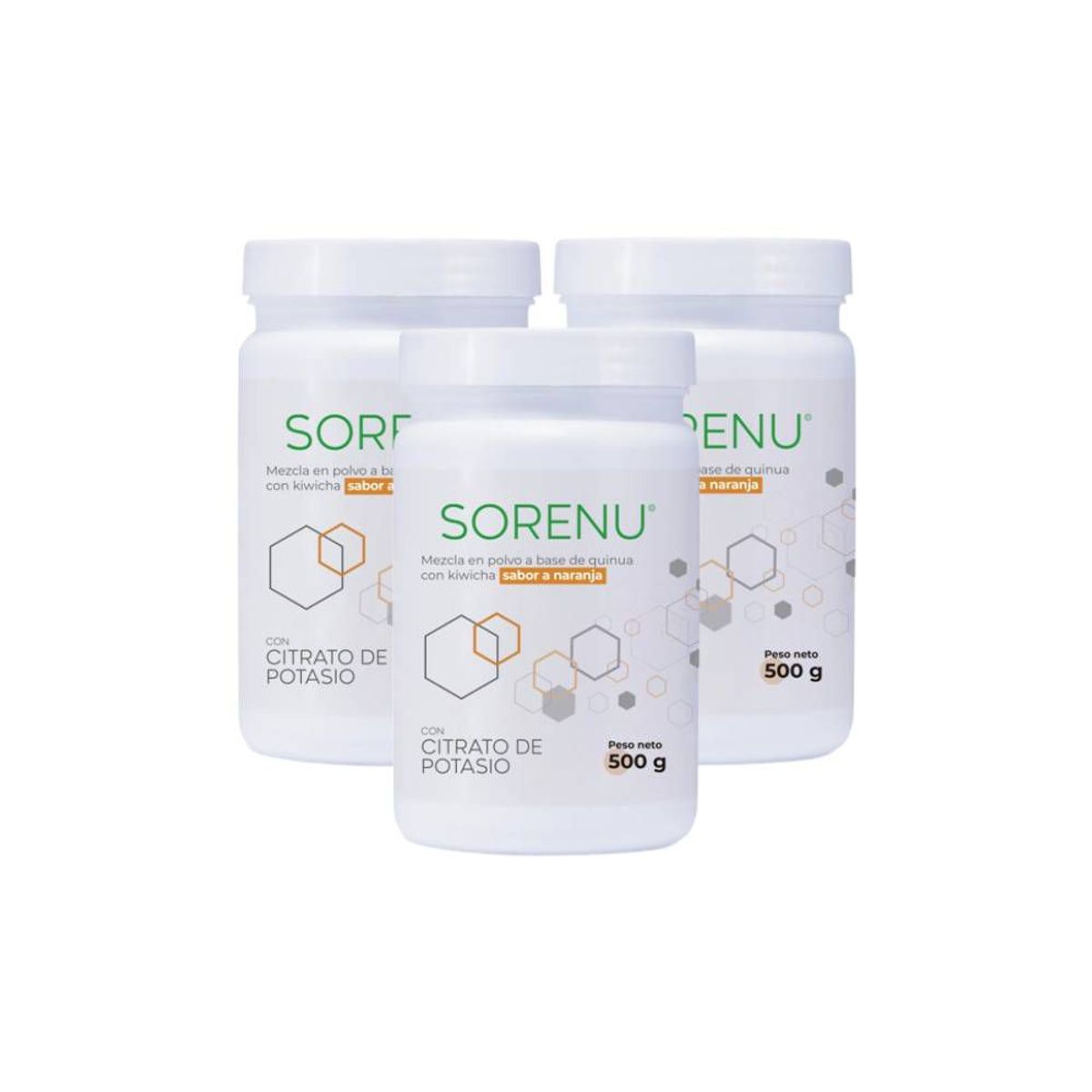 SORENU - Pack x 3 Mezcla en polvo con Citrato de Potasio - SORENU