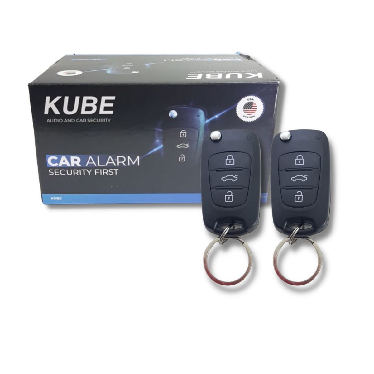GENERICO - Alarma Para Auto Kube Universal Código Variable con Llave