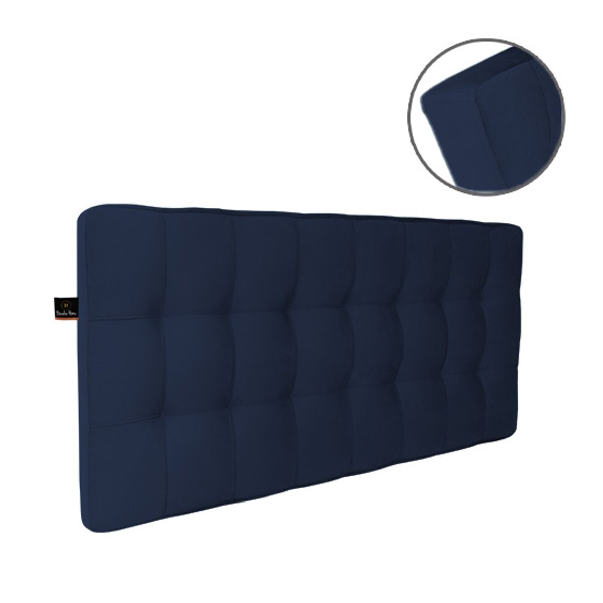 BARAKA HOME - Cabecera Pata ajustable Maltes 2 plz - Azul Marino