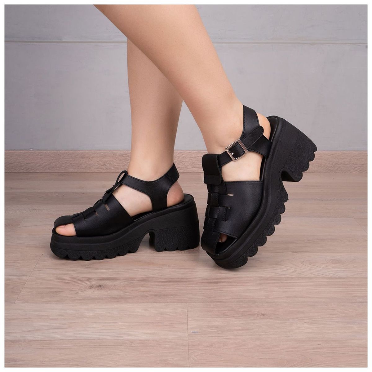 NEBULA - Sandalia Dakar - Nébula - Negro