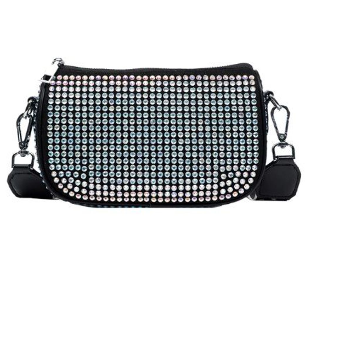 ITELSISTEM - Bolso Cartera Diamante Brillantes Crossbody fina Piedria Monedero multi