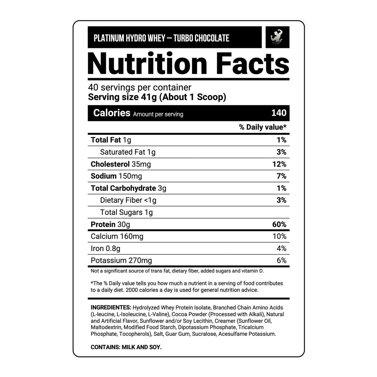 OPTIMUN NUTRITION - Proteína Platinum Hydrowhey 3.61 Lb - Turbo Chocolate