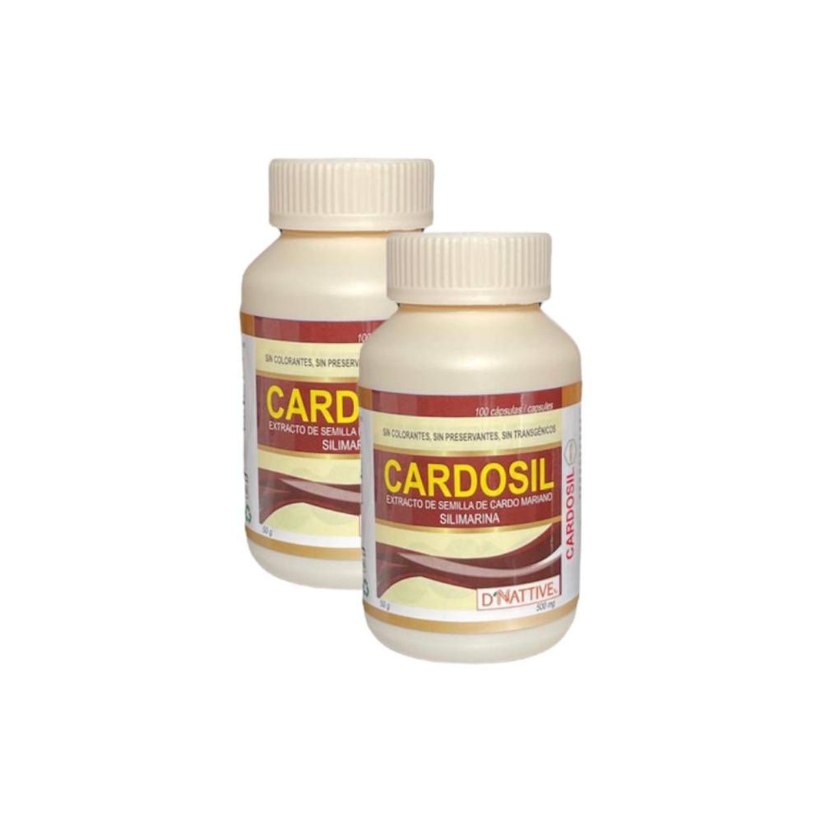 GENERICO - Pack x 2 Cardosil - 100 unidades - 500 mg - D'Nattive